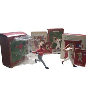 HALLMARK KEEPSAKE ORNAMENTS Ted Williams Ken Griffey Jr Willie Mays Mark McGuire